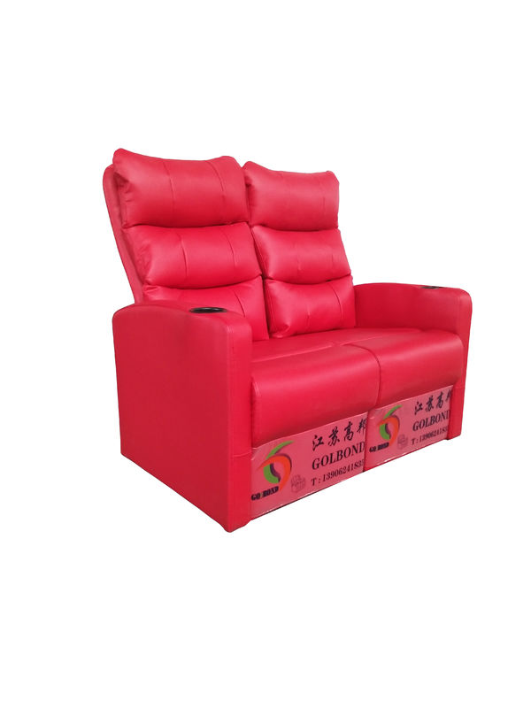 Rote Farbheimkino-Sofa-Schwerkraft-Rückkehr-schnelle ...