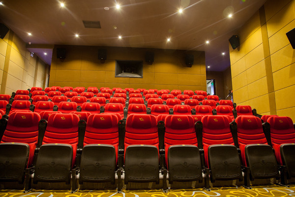 Hohe Verschleißfestigkeit Theaterzimmer Sitzgelegenheiten Flexible Kunststoff Armlehne Farbe nicht verblasst