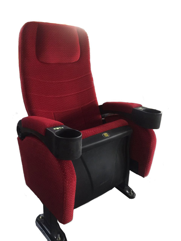 Hohe Verschleißfestigkeit Theaterzimmer Sitzgelegenheiten Flexible Kunststoff Armlehne Farbe nicht verblasst