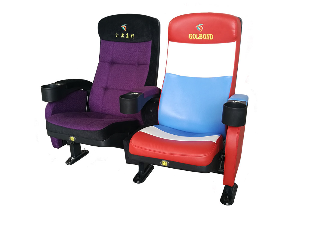 Bestuhlung für kommerzielle Theater im Medienraum, individuelles farblich gefaltetes Design