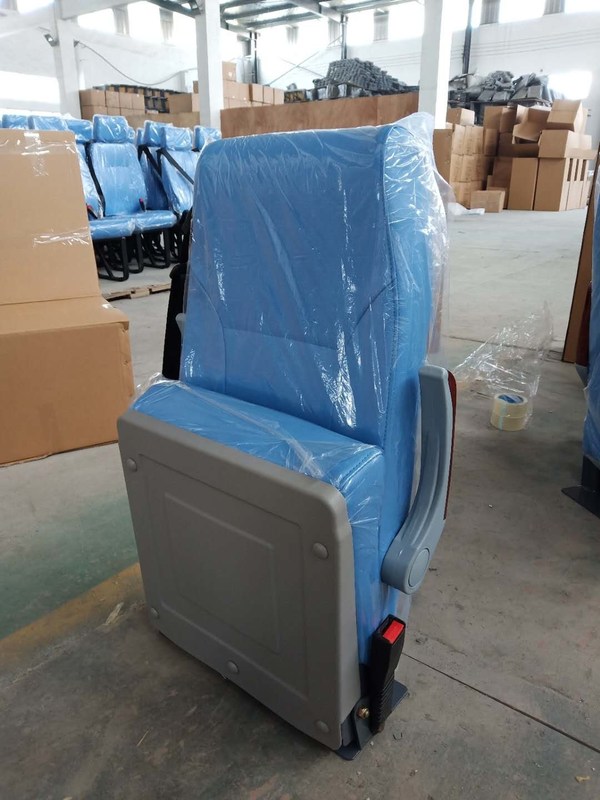 Mehr Komfort Bussitze Hochfeste Stahlkonstruktion Blaue Farbe