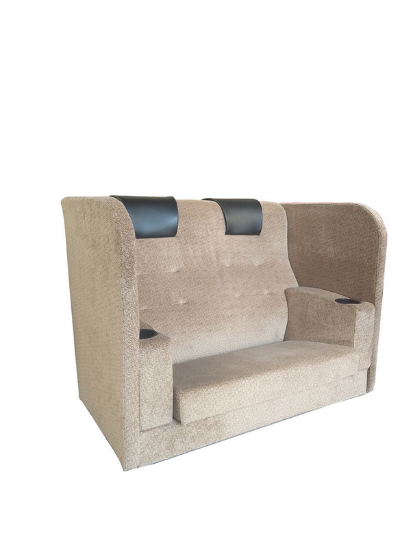 1200*535*1150mm Theater-Paarsitz, weiße Farbe, komfortable 2+2-Anordnung