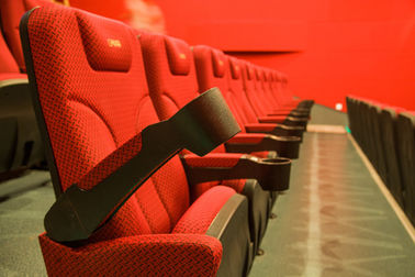 Berufstheater-Raum-Möbel, gebogene Theater-Sitzplatz-Pulver-Beschichtungs-Oberfläche
