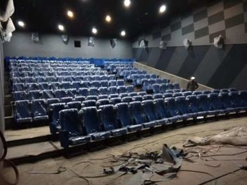 Medien-Raum-fertigten Handelstheater-Sitzplätze Farbe gefalteten Entwurf besonders an