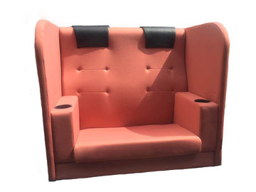 Pulver-überzogene Rahmen-Paar-Kino-Sitze, Theater-Sofa Recliner ABS Becherhalter