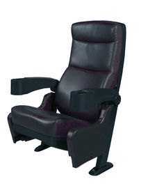 Schwarze Farbe Home Theater sitzt örtlich festgelegter Tiefe der Armlehnen-540mm der Breiten-445mm vor