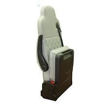 Kundengebundener lederner Gewebe-Bustreiber Seat Foldable